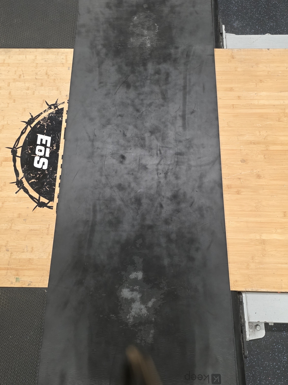 Black Exercise Mat - Heavy Duty Workout Mat